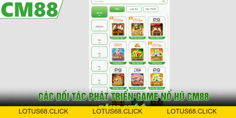 Nổ Hũ CM88 - Săn Hũ Cực Dễ, Rinh Thưởng Khủng Mỗi Ngày - Lotus68