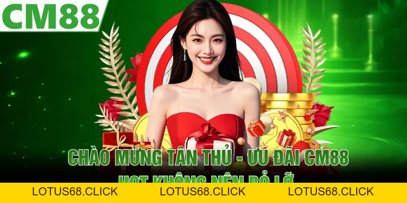 Chào Mừng Tân Thủ | Ưu Đãi CM88 Hot Không Nên Bỏ Lỡ - Lotus68