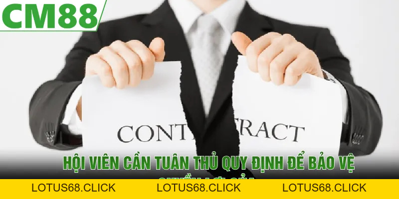 Miễn Trừ Trách Nhiệm | Điều Khoản Quan Trọng Cần Biết Tại CM88 - Lotus68