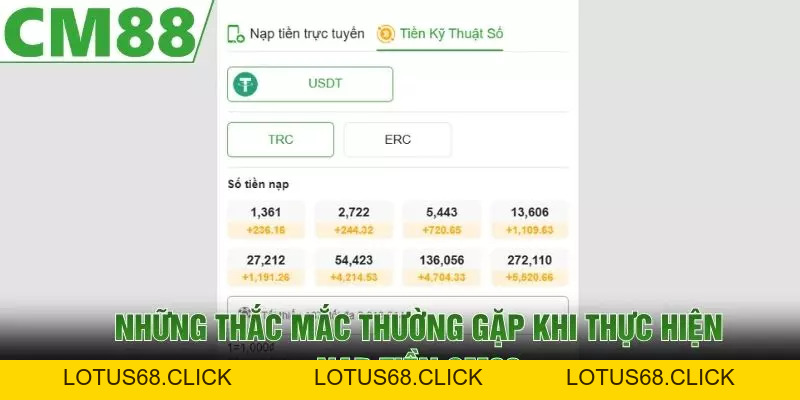 Nạp Tiền CM88 - Hướng Dẫn Giao Dịch An Toàn, Tiện Lợi - Lotus68